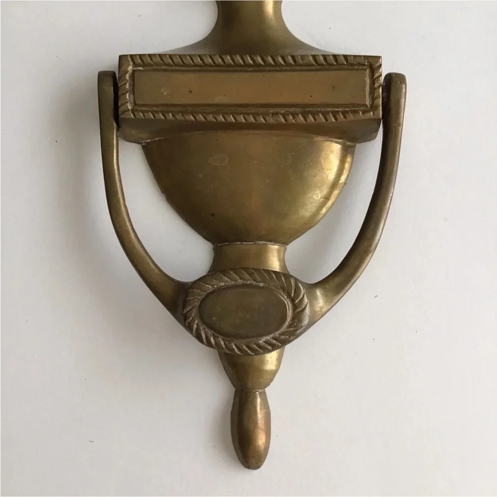 Brass Urn Style Door Knocker 8